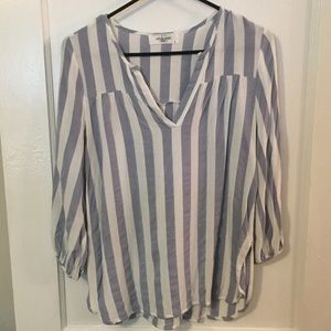 “Linley” Striped Blouse